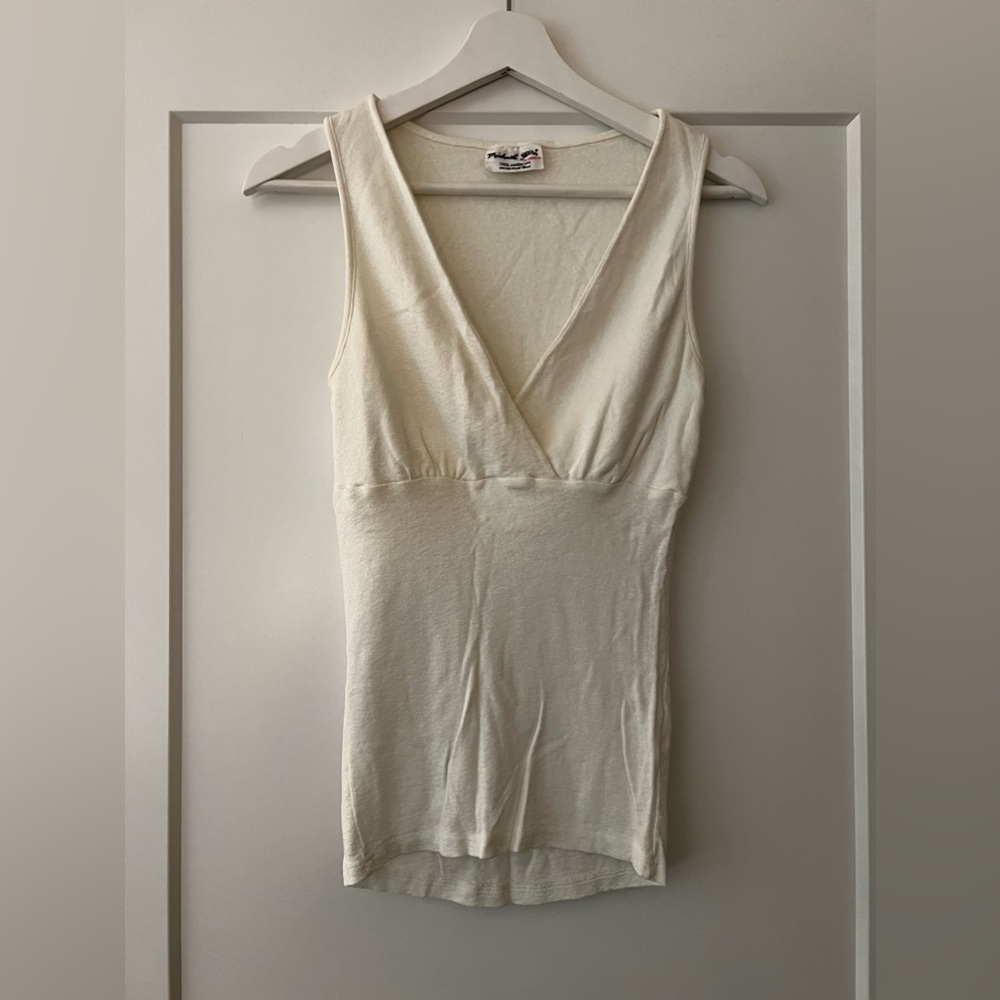 Michael Stars white top in size on size fits all